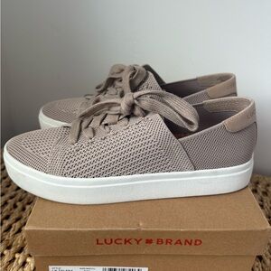 Lucky Brand Women's Taupe Sneakers